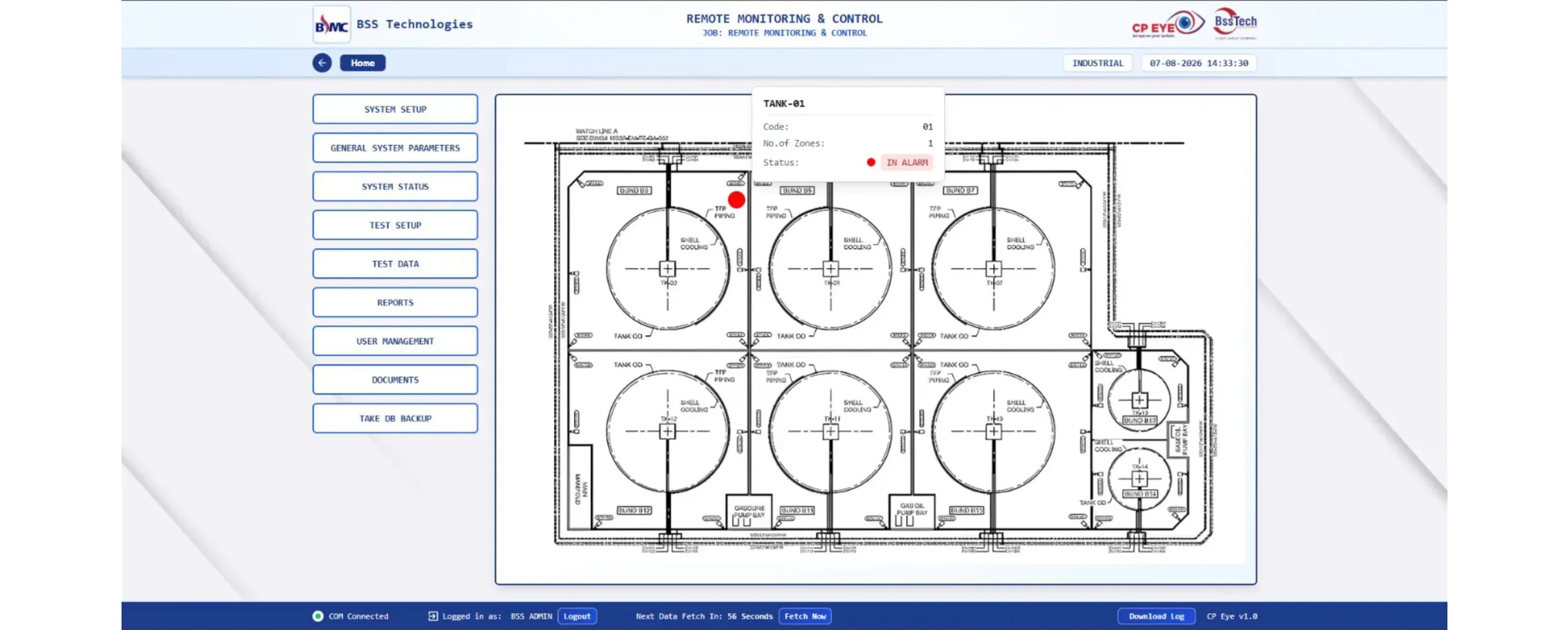 BSS Tech CP EYE RMCS Screen