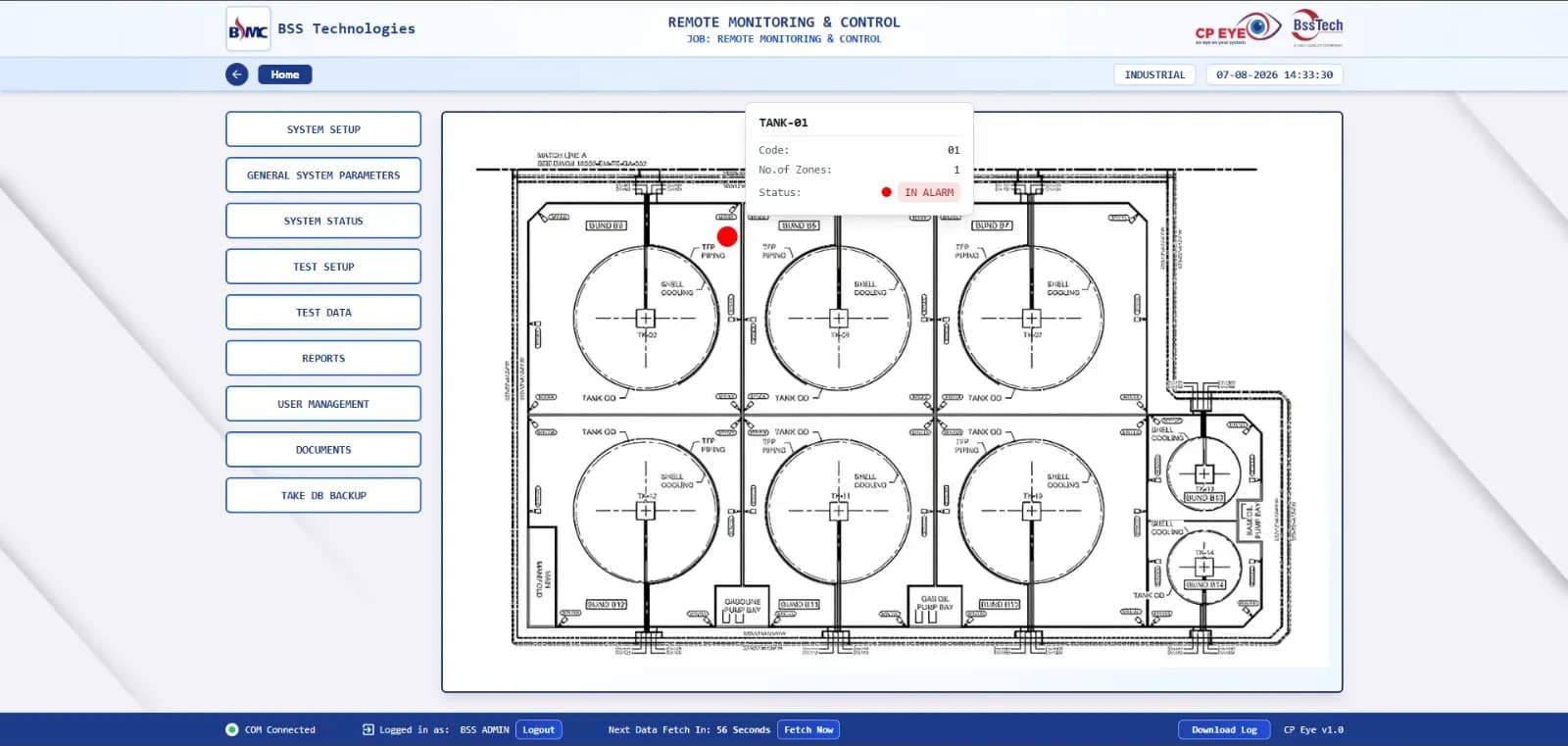 BSS Tech CP EYE RMCS Screen